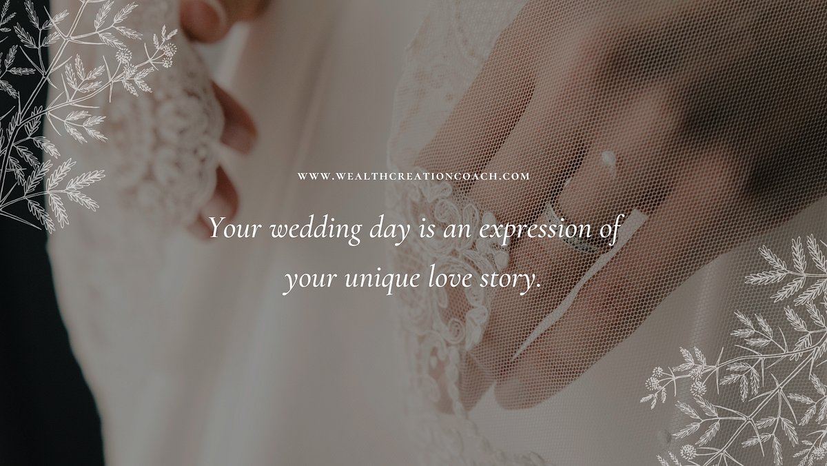 Financial planning for a wedding. The average wedding in the USA costs