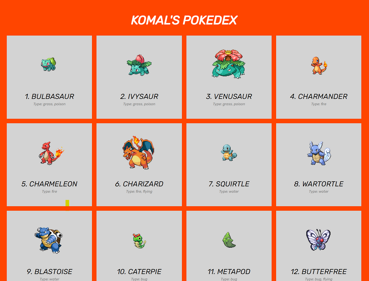 How I Created a Pokedex with CSS - DEV Community