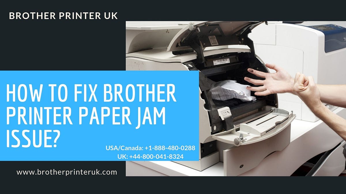 How to Resolve the Brother Printer Paper Jam Issue? by Brother