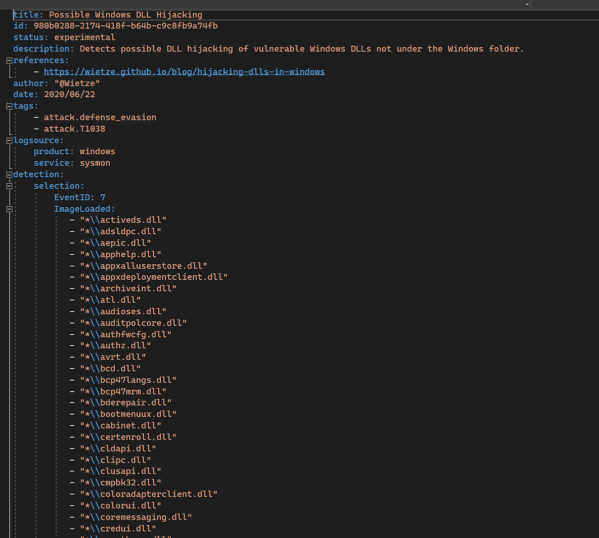 Detecting DLL hijacking with Sysmon, Chainsaw & custom Sigma rules by