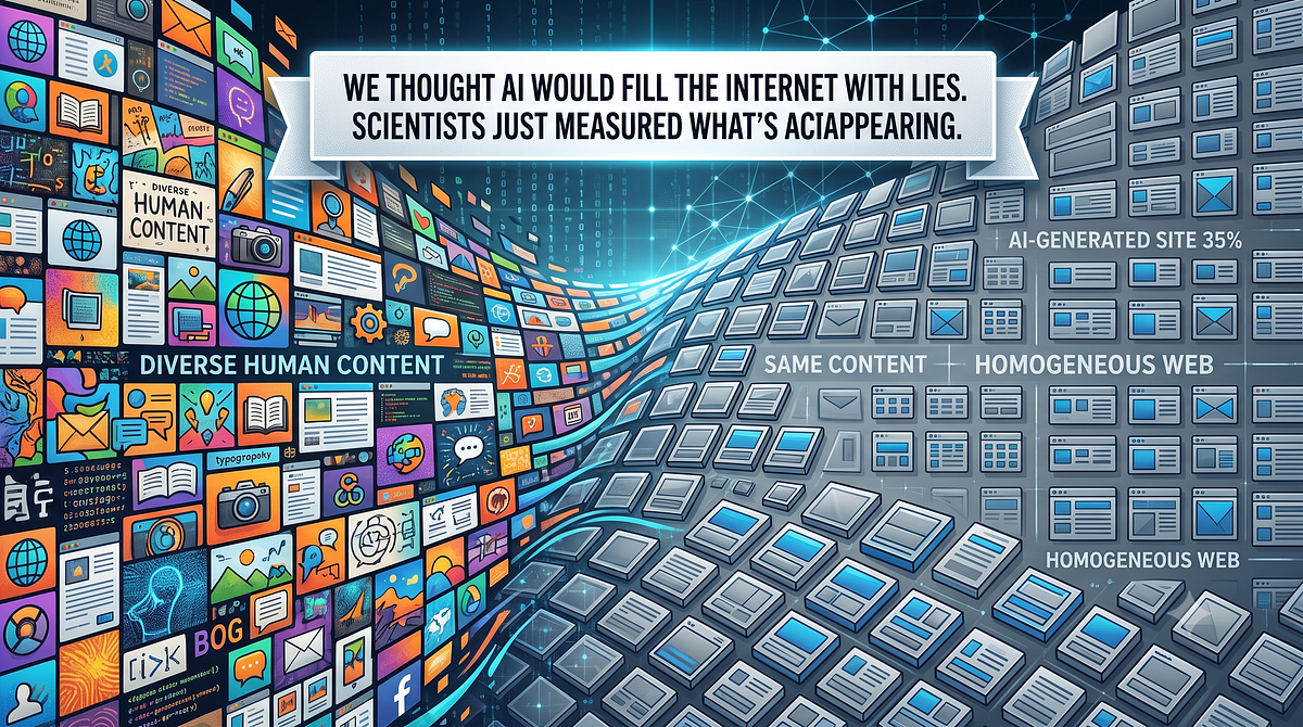 We Thought AI Would Fill the Internet With Lies.