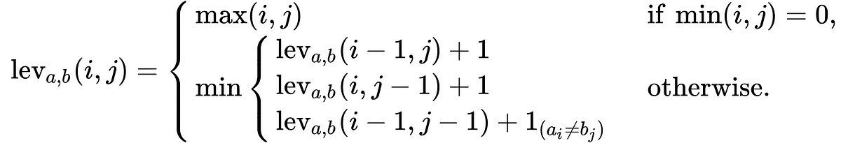 Understanding edit distance (Levenshtein distance) | by Jeffry Tandiono ...