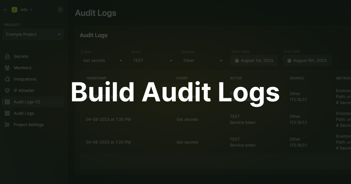 Guide to Building Audit Logs for Application Software | by Tony | Medium