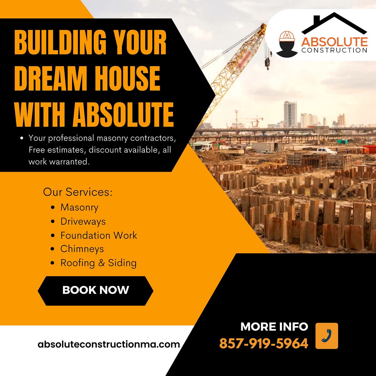 Waterproofing Boston, MA.. Absolute Construction by Absolute Construction Medium