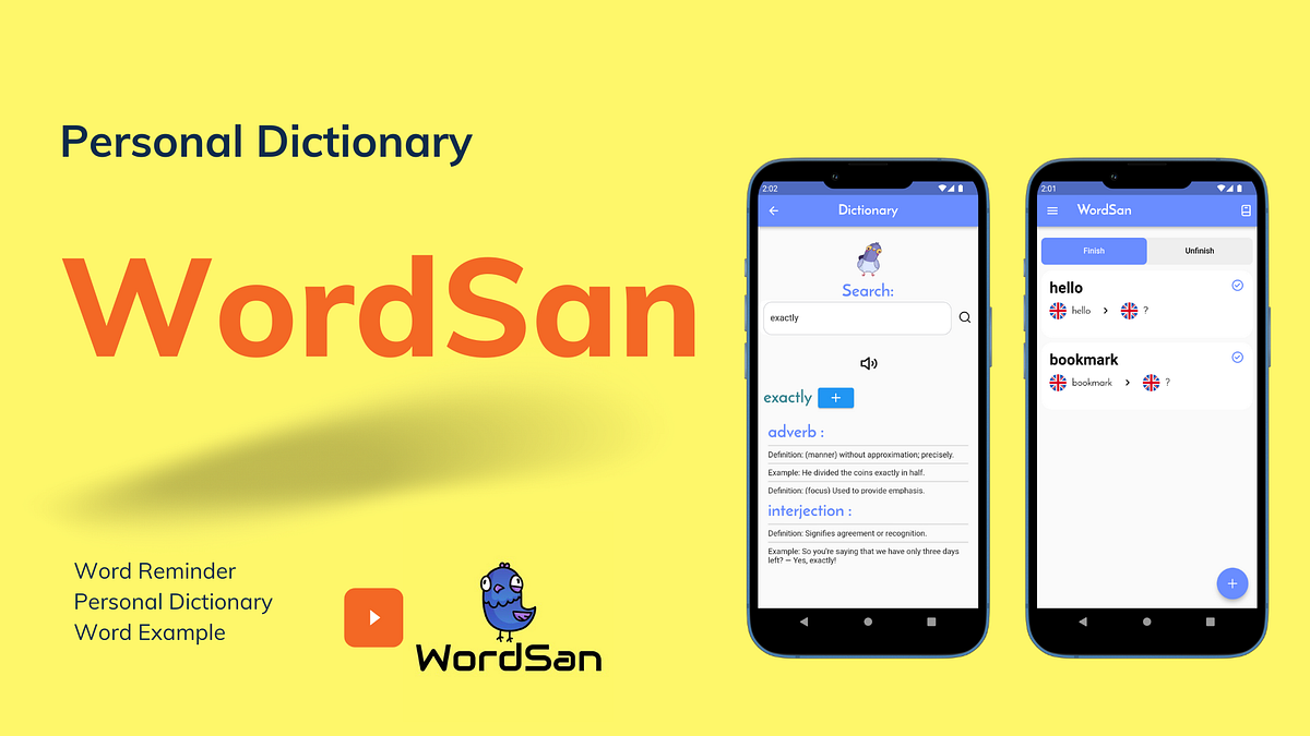 Personal Word Dictionary — WordSan Emre Kabali Medium