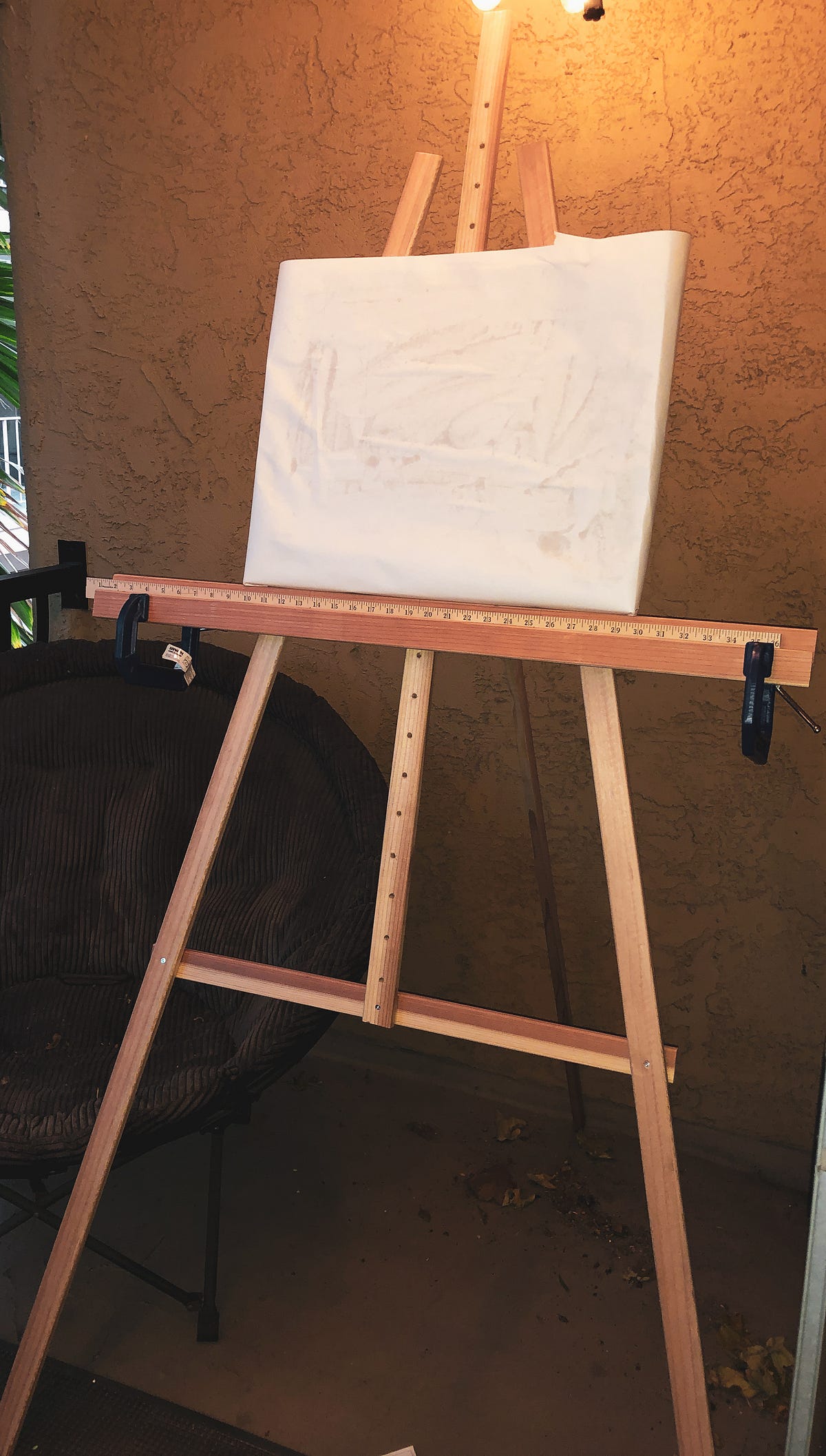 How To Build an Easel. An easel is a stand to hold a canvas… by Ross