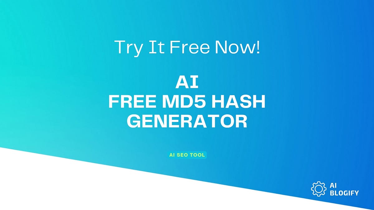 🔐 Generate MD5 Hashes Instantly With This AI Tool! 🤖 | By Abu Sayed ...