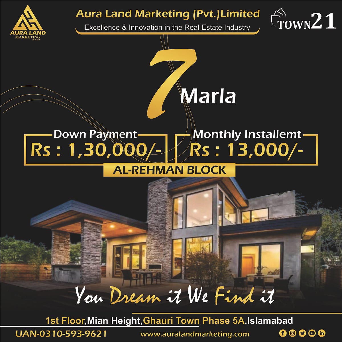 Discover unparalleled excellence and innovation in the real estate industry with Aura Land