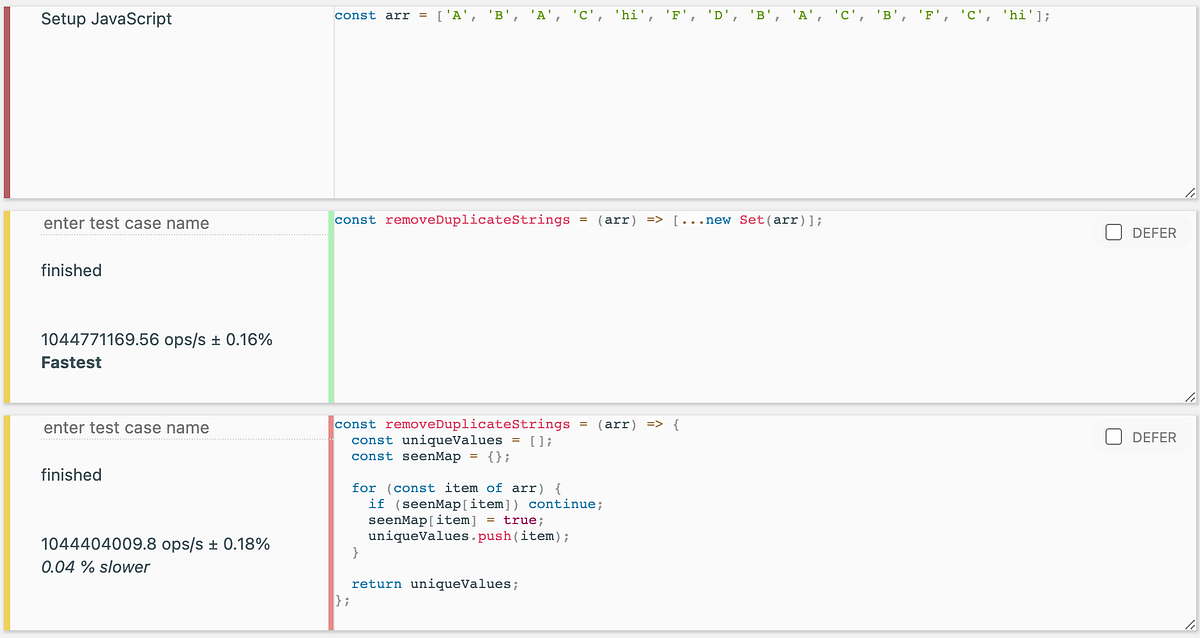 What is the best practice for Array Deduplication in JavaScript? | by ...