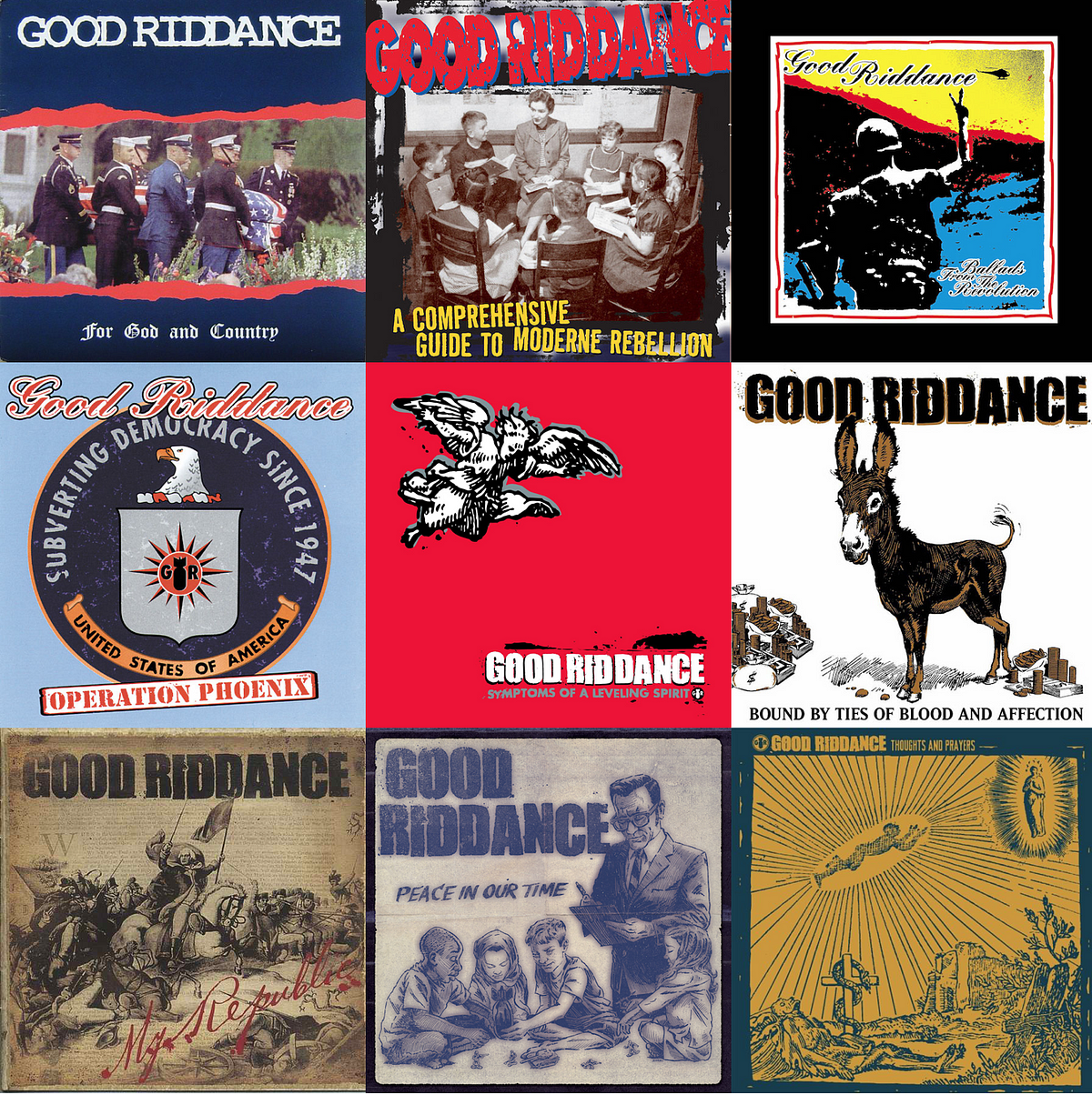 Ranking Good Riddance's 9 Albums. Good Riddance first formed in the early…  | by Nobody Asked My Opinion | Nobody Asked My Opinion. | Medium