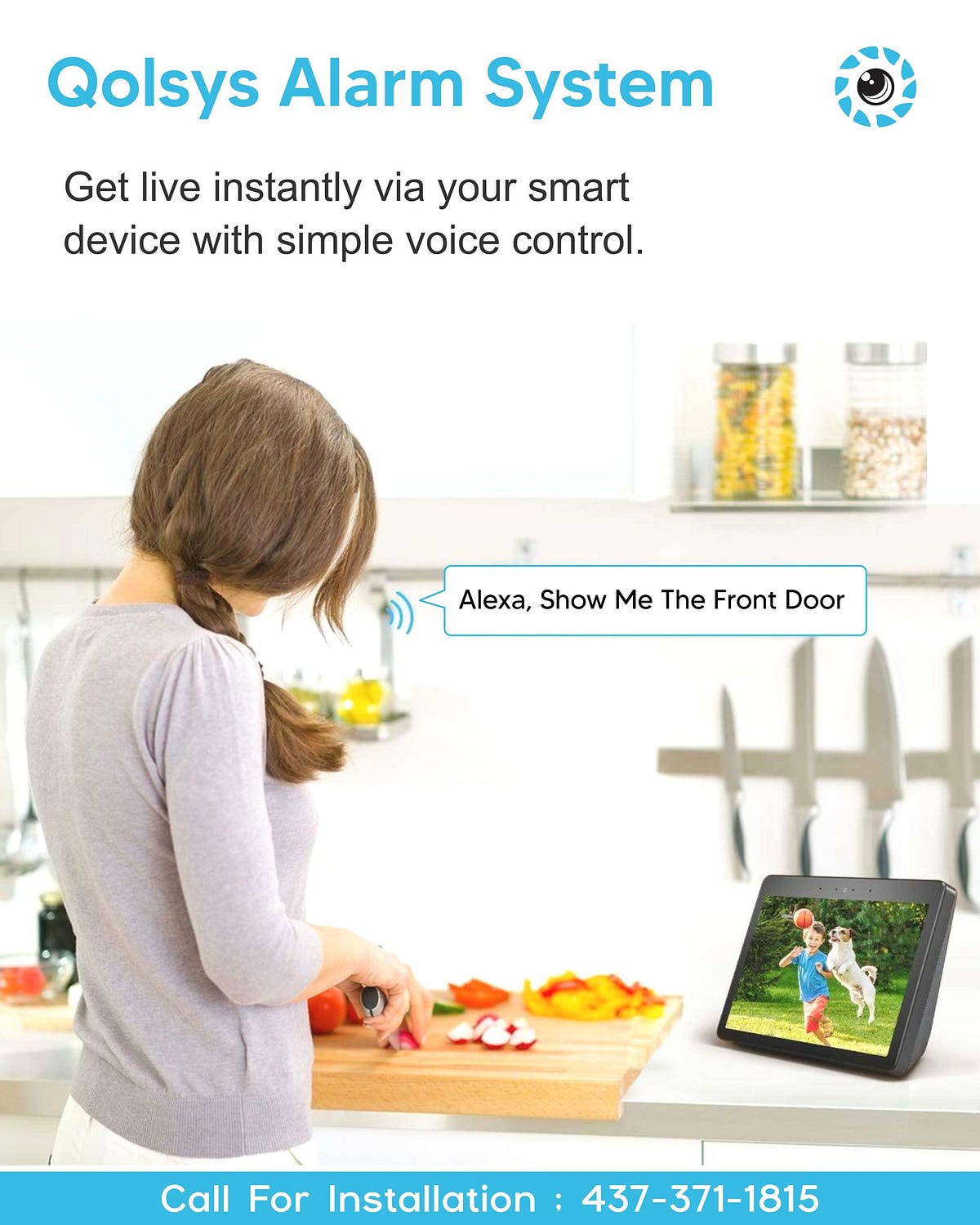 Qolsys Alarm System in Brampton Home Surveillance SS Solutions by