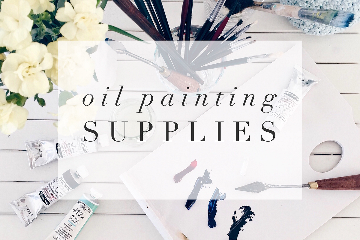 Oil Painting Supplies. Oil Painting Supplies For Beginners by Eeva