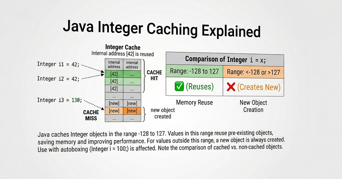 Integer Caching in Java: The Interview Question That Trips Everyone Up ...