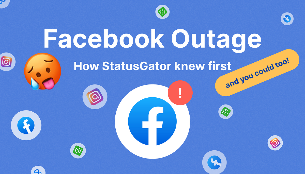 Facebook Outage How StatusGator knew before they did by Colin Bartlett Dec, 2024 Medium