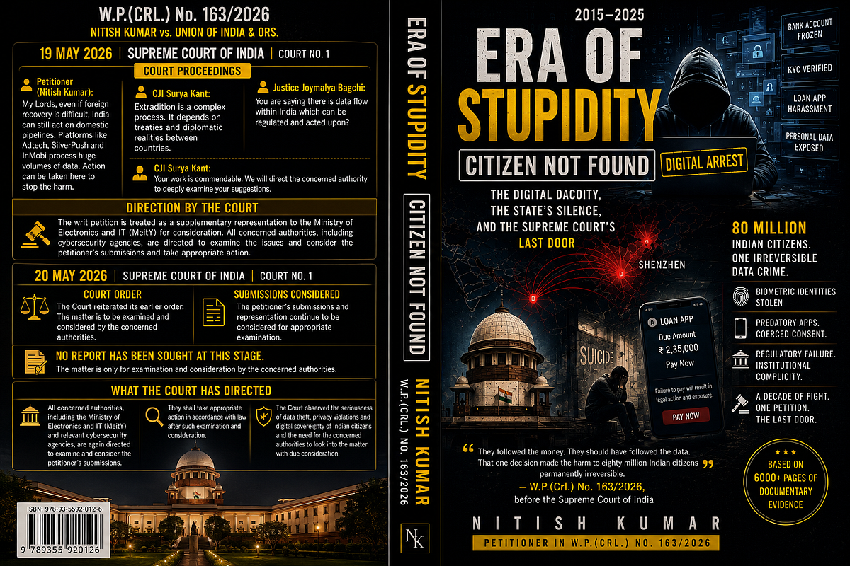 “India Followed the Money. He Followed the Data.”