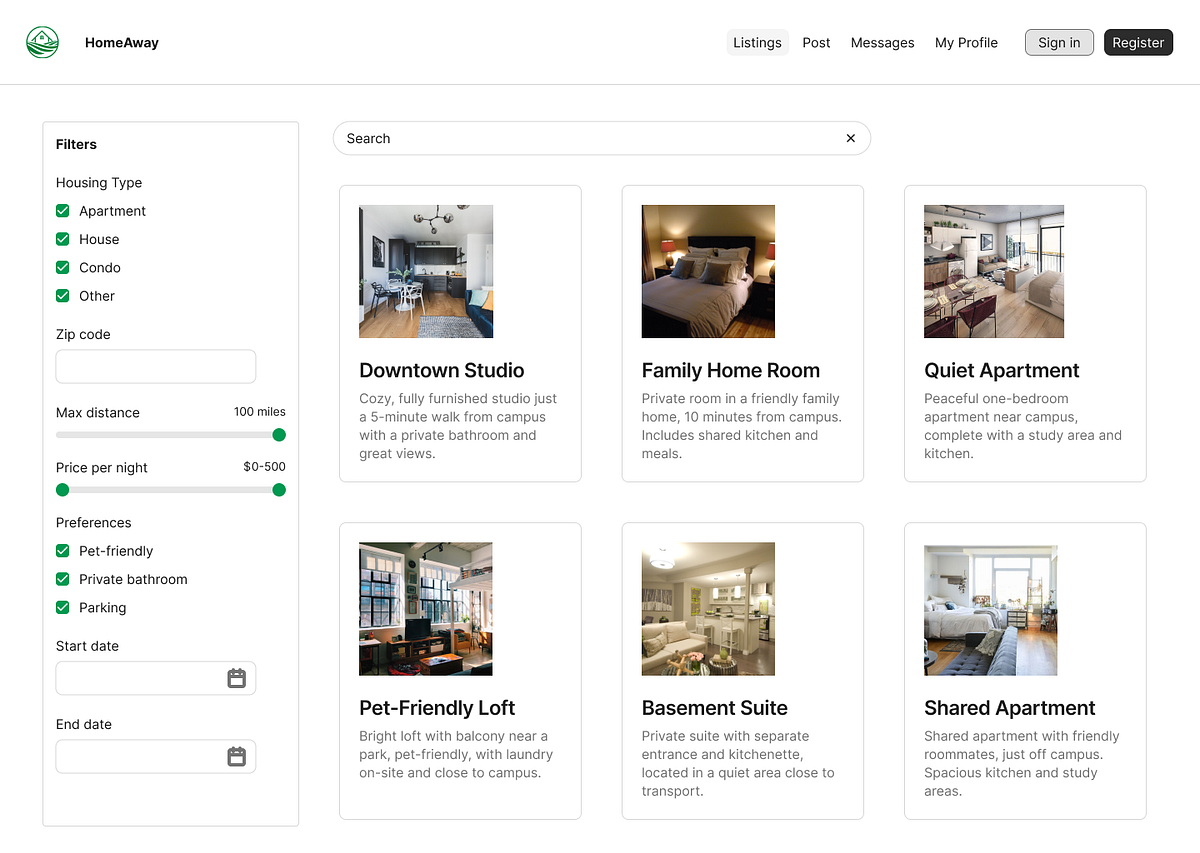 HomeAway: Break housing made simple. | by Sophia H | Medium