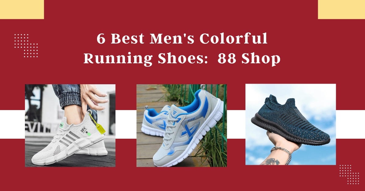 mens shoes colorful