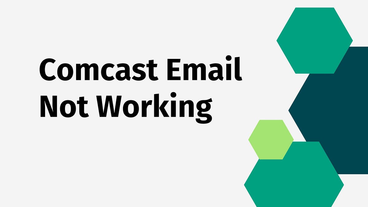 Comcast Email Not Working. Comcast is the goto email for personal