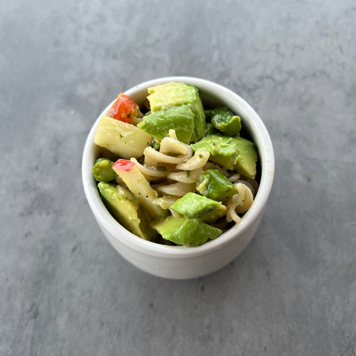 Asparagusapple salad with Parmesan + basil by Cassandra Vernitsky