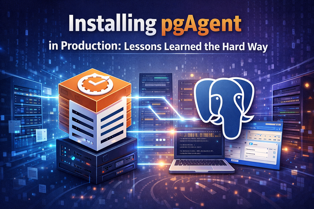 Installing pgAgent in Production: Lessons Learned the Hard Way | by ...