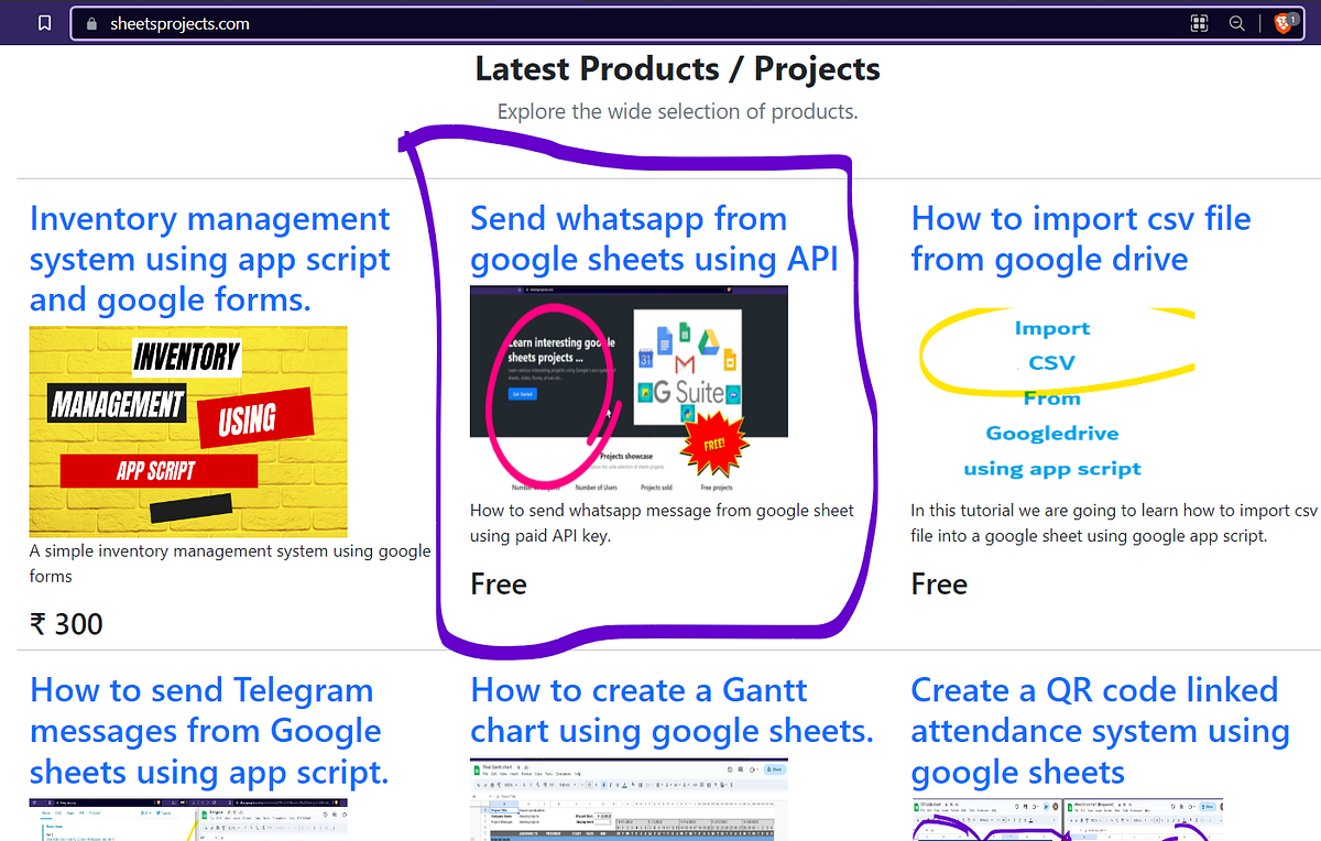 How to send whatsapp messages from google sheets using api, learn for
