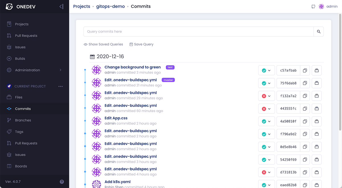 Hands-on GitOps with OneDev and Kubernetes | by Robin Shen | Nerd For ...