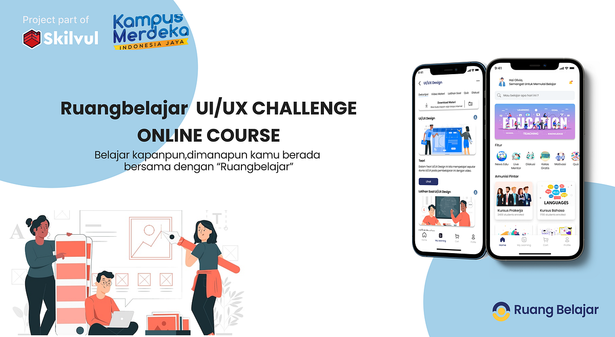 Studi Kasus UX & Desain Case Study: Ruangbelajar -Pembelajaran Kursus ...