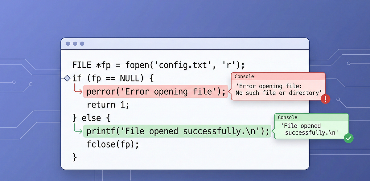 Error Handling and Best Practices in C | by Umutcan Elçi | Medium