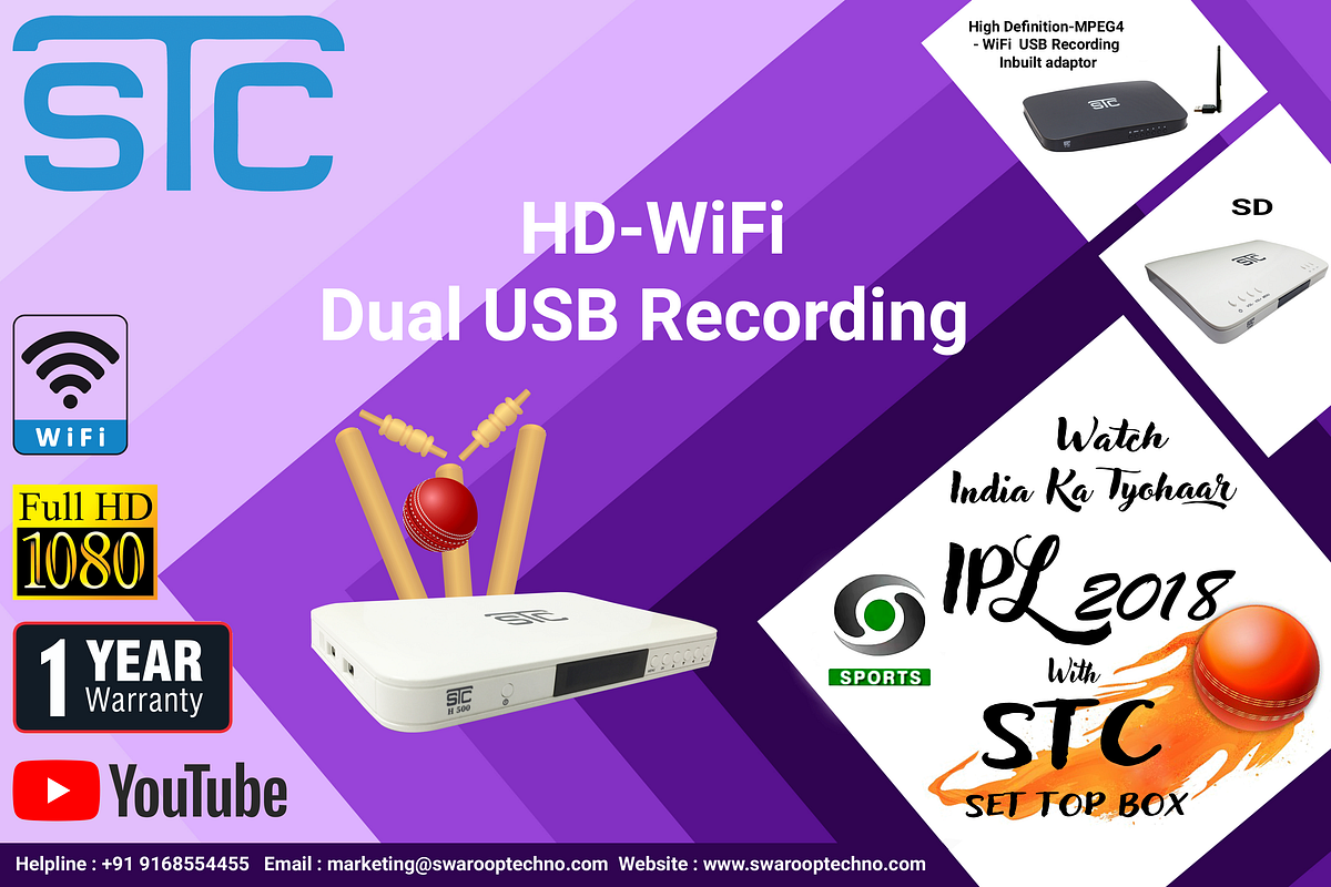 Buy STC Set Top Box on Flipkart by Swaroop Sales Medium