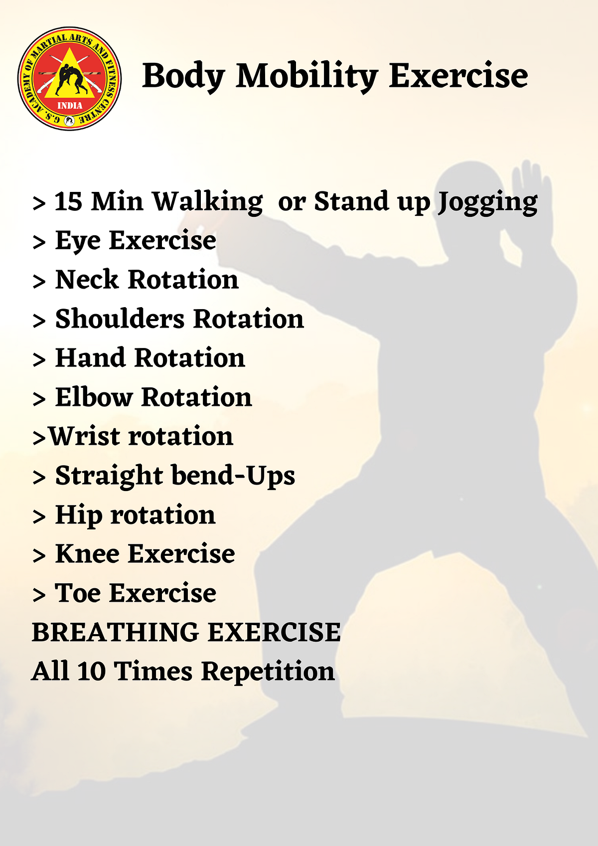 “How to Start a Weight Loss Challenge” GS MARTIAL ARTS TRAINING by