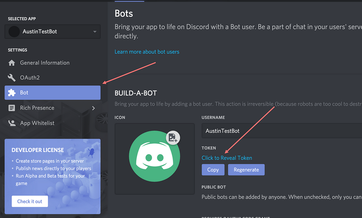 How to Build a Custom Discord Bot with Discord.js and Node | by Austin Repp  | Level Up Coding