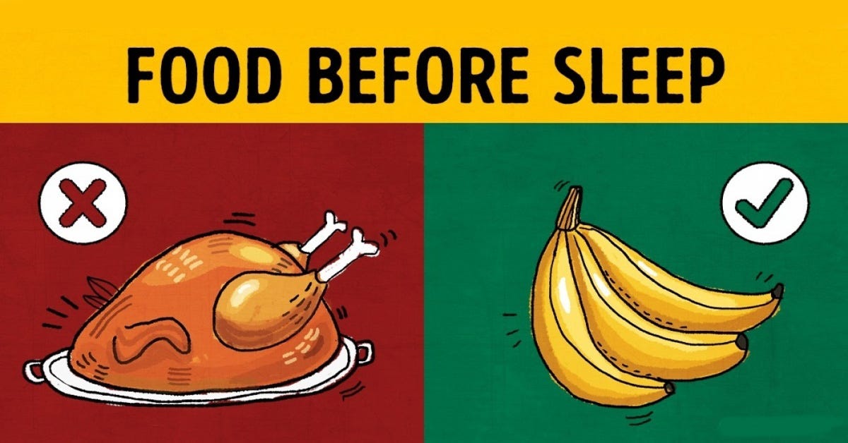What You Should And Shouldn’t Eat Before Bed by Kelon Nyanguno Nov