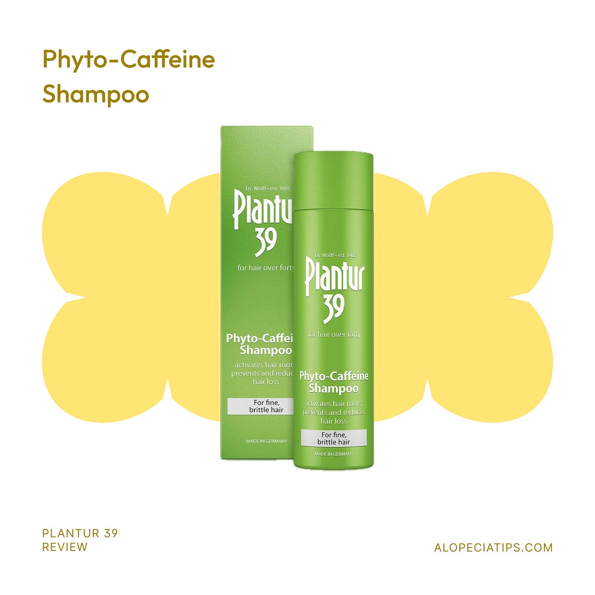 Plantur 39 Reviews (Best Shampoo With Caffeine) by AlopeciaTips Nov