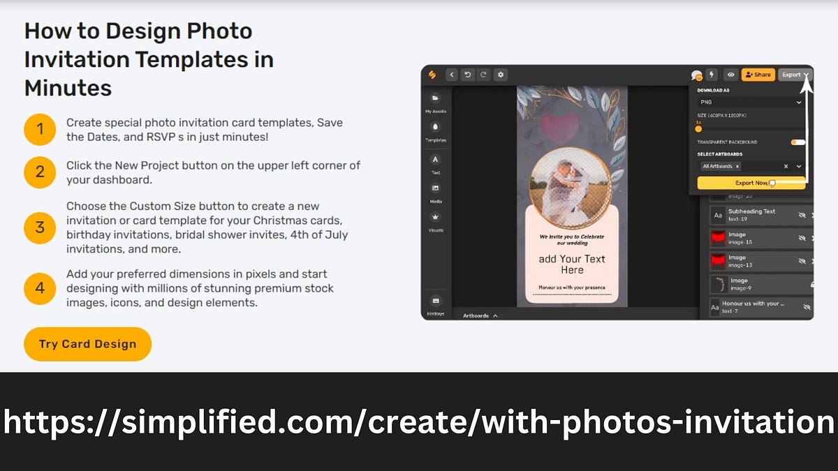 Free Invitation Maker With Photo Customize And Personalize Your 