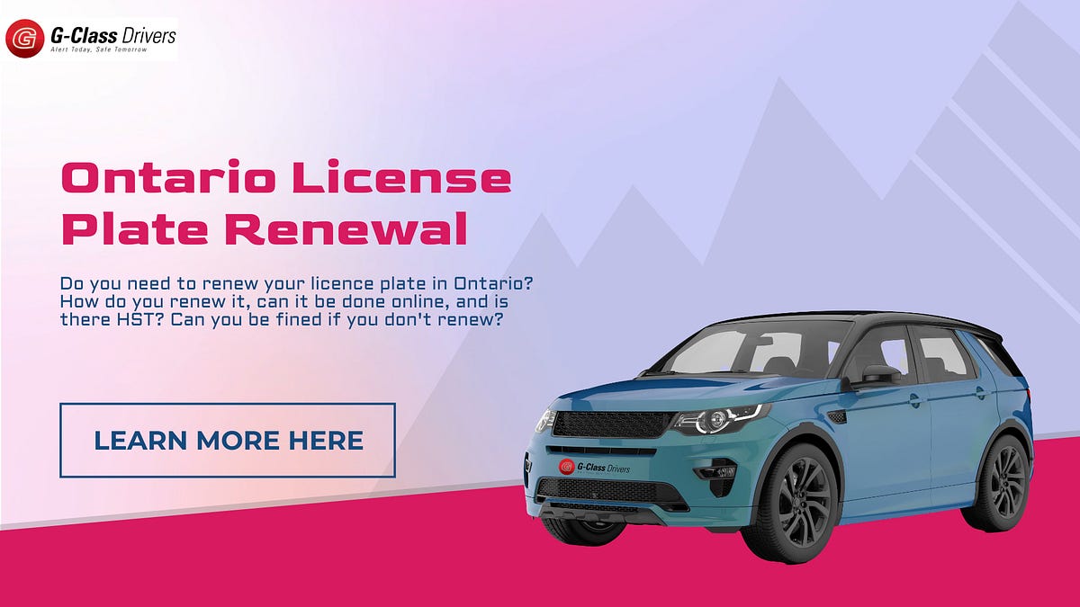 How Renewal Ontario License Plate Everything You Need to Know by G
