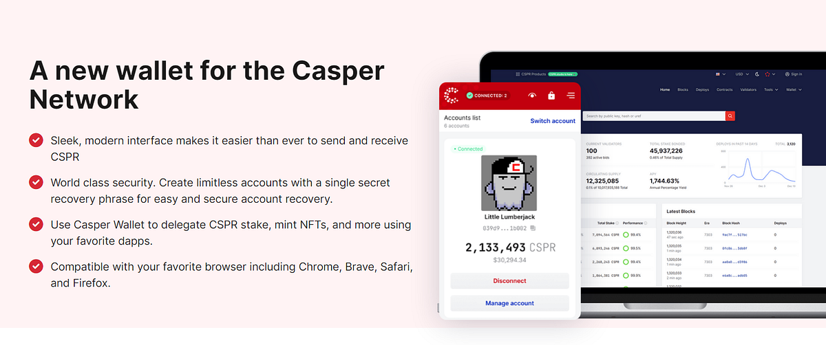 Casper Wallet, Uji Coba Versi Beta (Tutor Singkat) by Remix_Team Medium