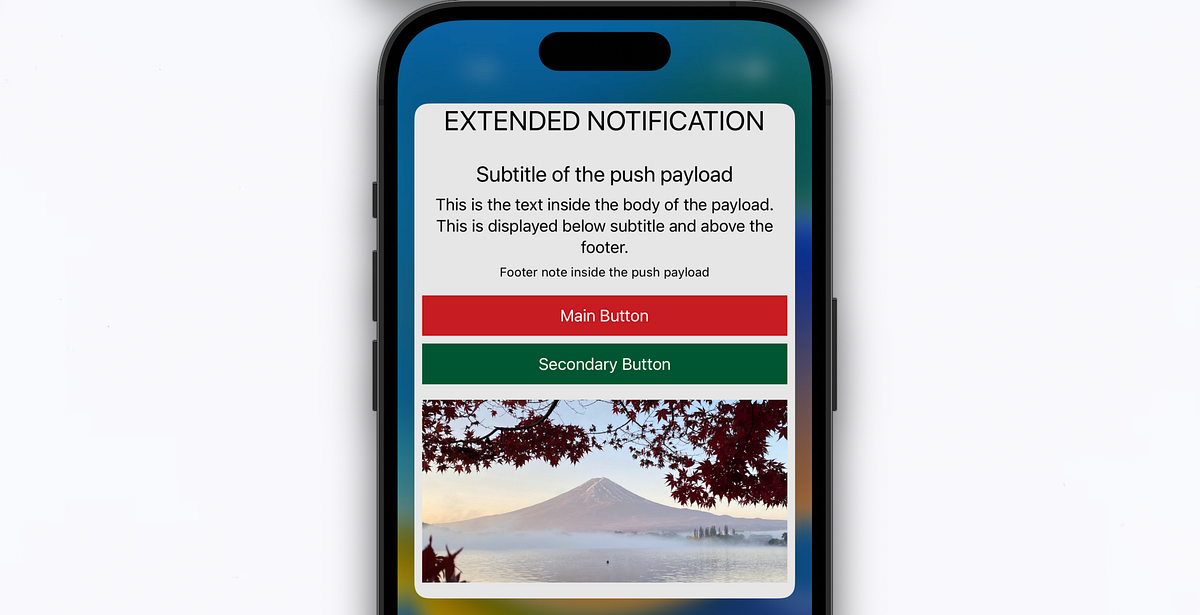 Build a custom Push Notification layout for iOS Apps | by Marco ...