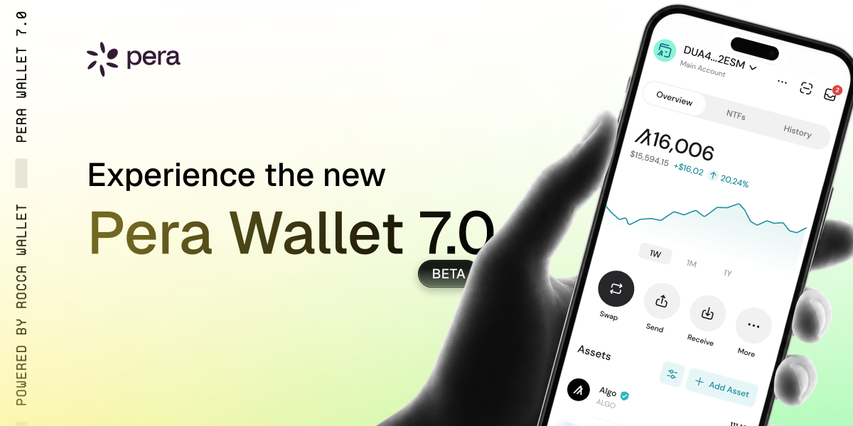 Help Us Test Pera Wallet 7.0: Join the Beta