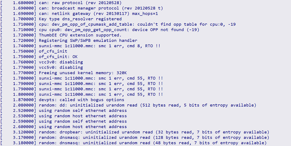 Are those error messages bad? A few common Linux Kernel log errors ...