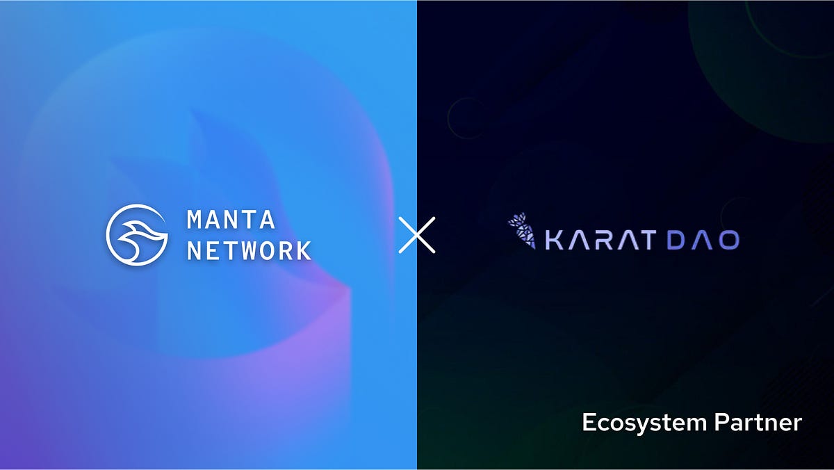 KaratDAO Joins Manta Ecosystem To Give Users Control Over Their Personal Data