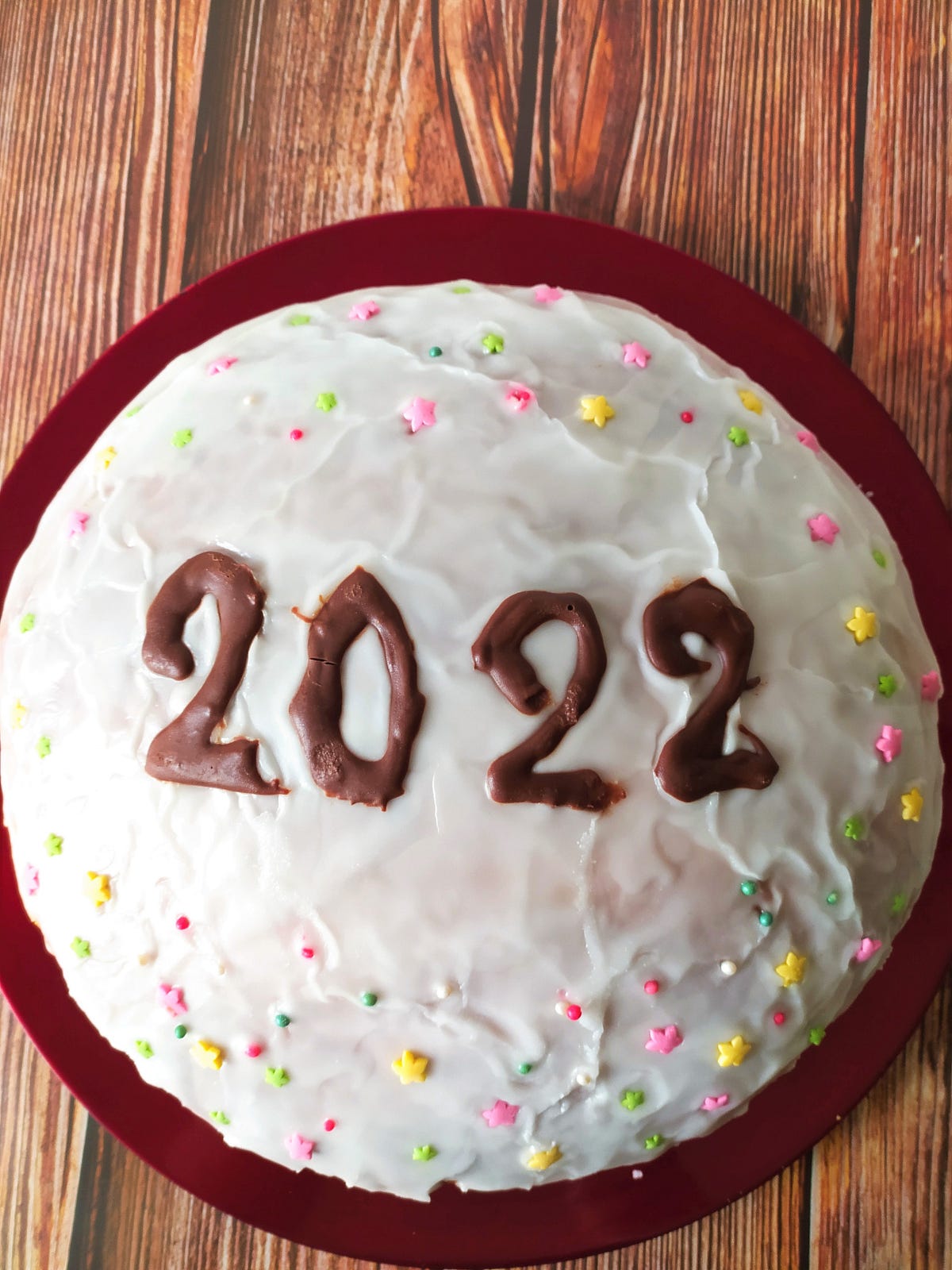Vasilopita-Neujahrskuchen. Vasilopita wird der Kuchen genannt, der ...