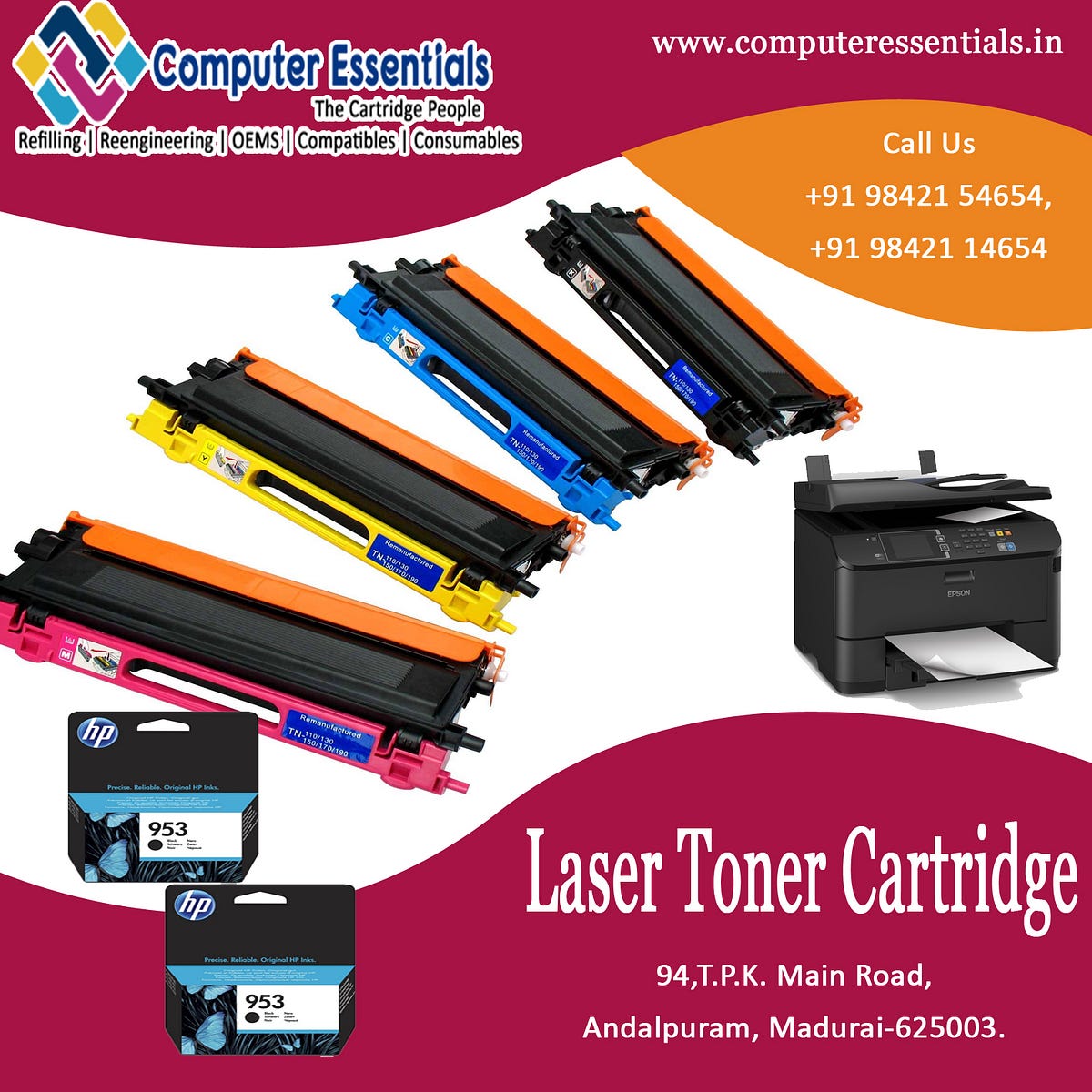 Refill Your Laser Toner Cartridges & Save Your Money With Computer