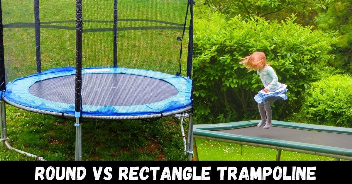Round Vs Rectangle Trampoline Trampoline Mind Medium