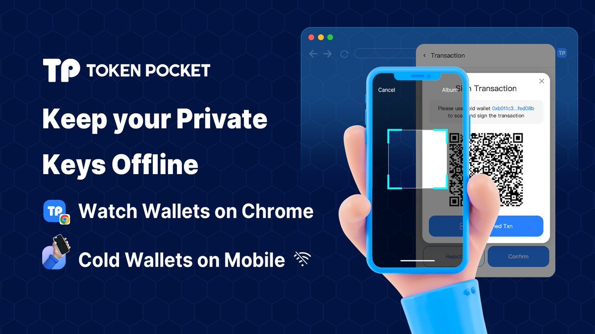 Guía de Cold Wallet Watch Wallet en TokenPocket NakOprt Medium