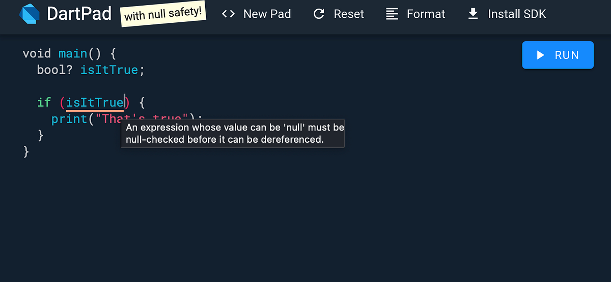 Sound Null Safety no Flutter. “I call it my billiondollar mistake