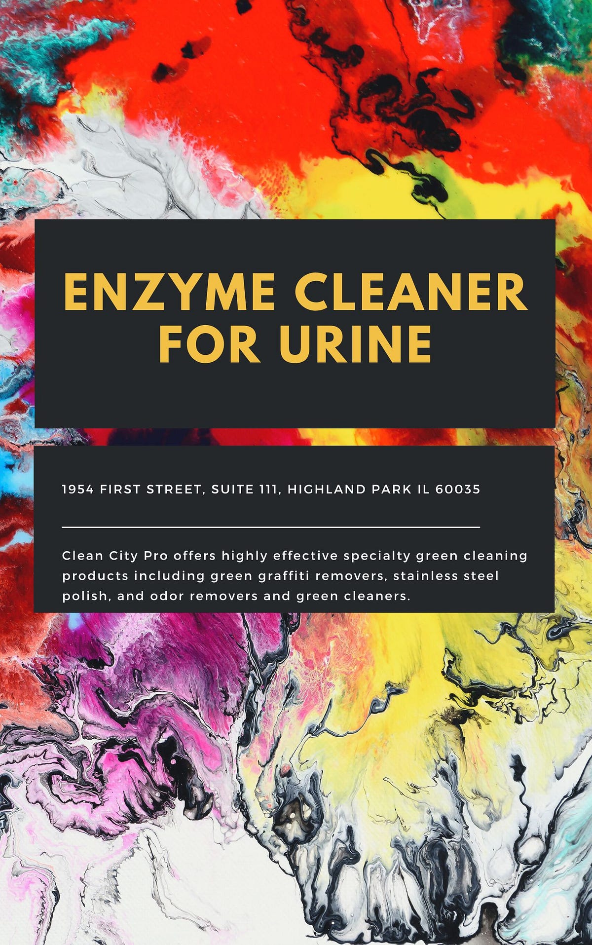 Enzyme Cleaner For Urine Clean City Pro Medium