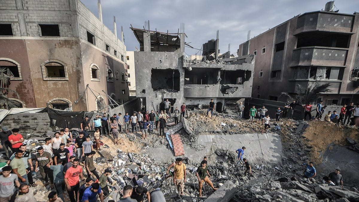 The history of the Gaza Strip. It is one of the most densely populated