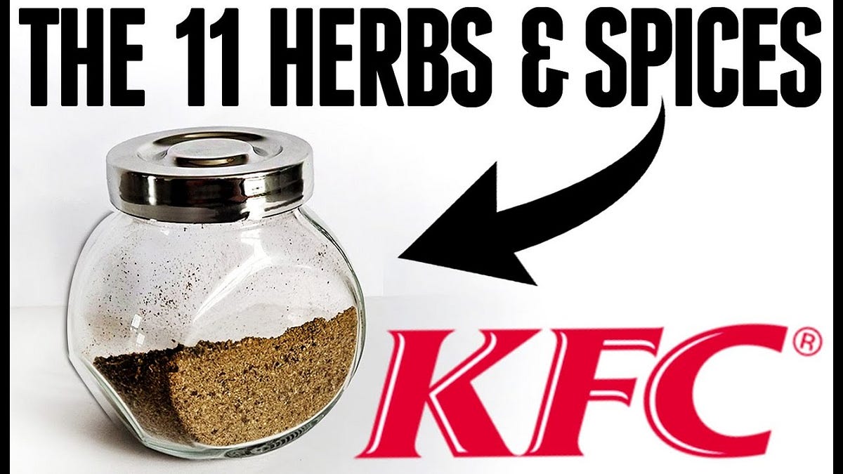What are the main ingredients in KFC’s seasoning mix? by Brenda Rose
