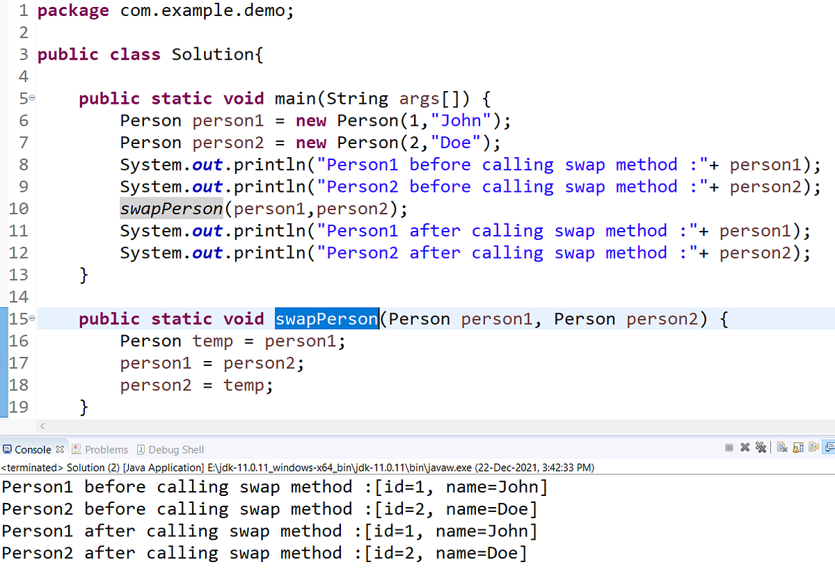 Java is Strictly Pass by Value!!. Let’s understand what is pass by