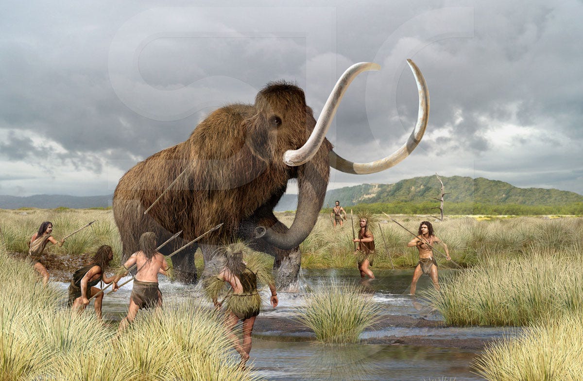 BORN TO HUNT MAMMOTHS.. One things which many people don’t seem… by
